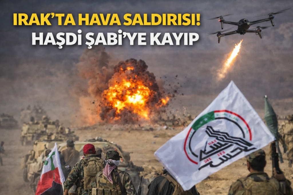 IRAK’TA HAVA SALDIRISI! HAŞDİ ŞABİ’YE KAYIP