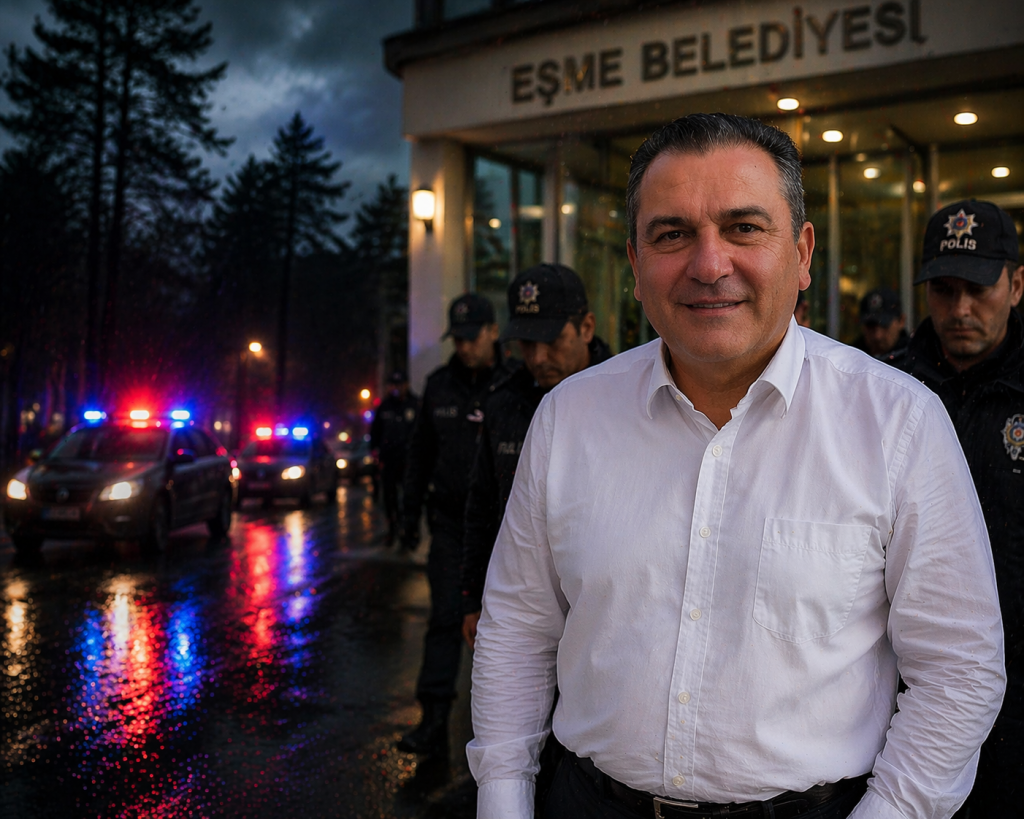 EŞME BELEDİYESİ’NE OPERASYON: BAŞKAN VE EŞİ GÖZALTINDA