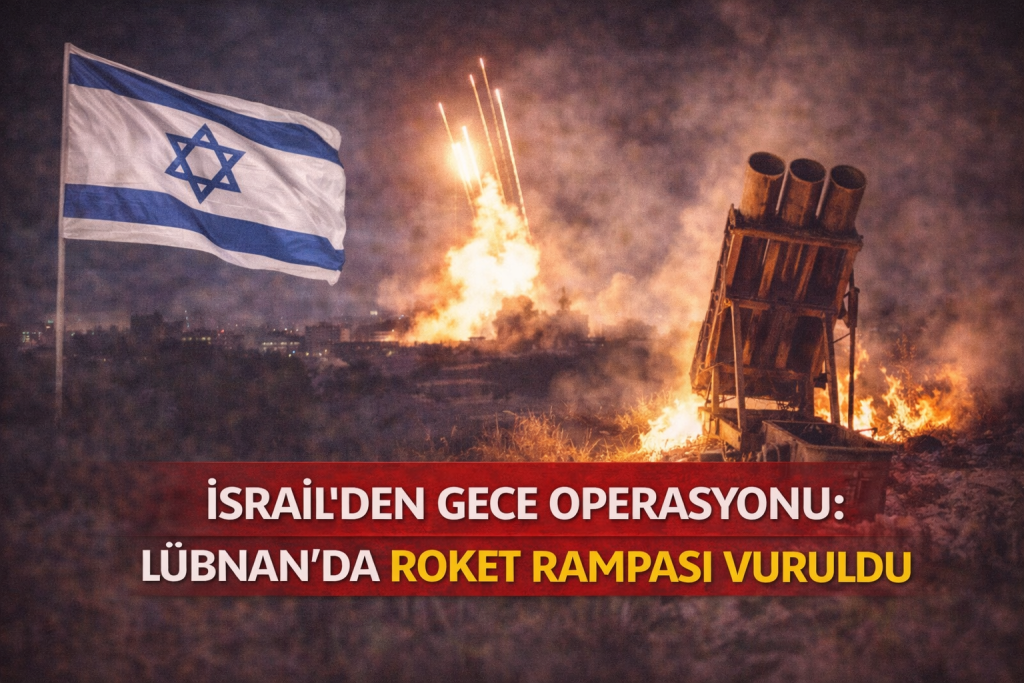 İsrail’den Gece Operasyonu: Lübnan’da Roket Rampası Vuruldu