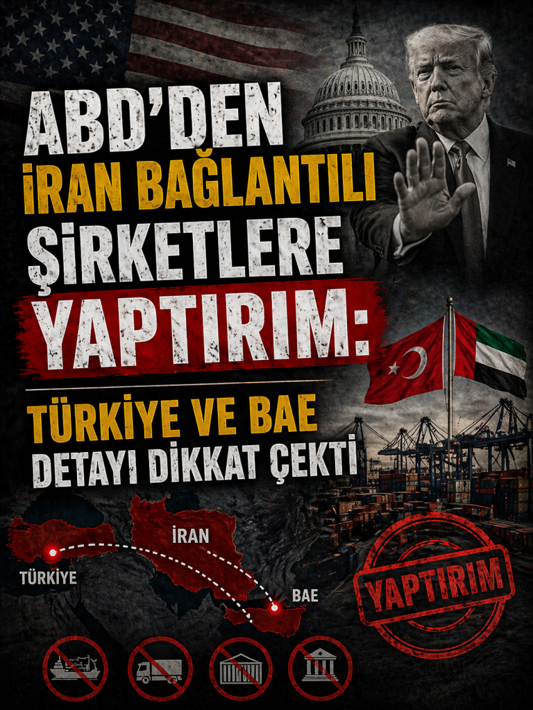 ABD’den İran Bağlantılı Şirketlere Yaptırım: Türkiye ve BAE Detayı Dikkat Çekti