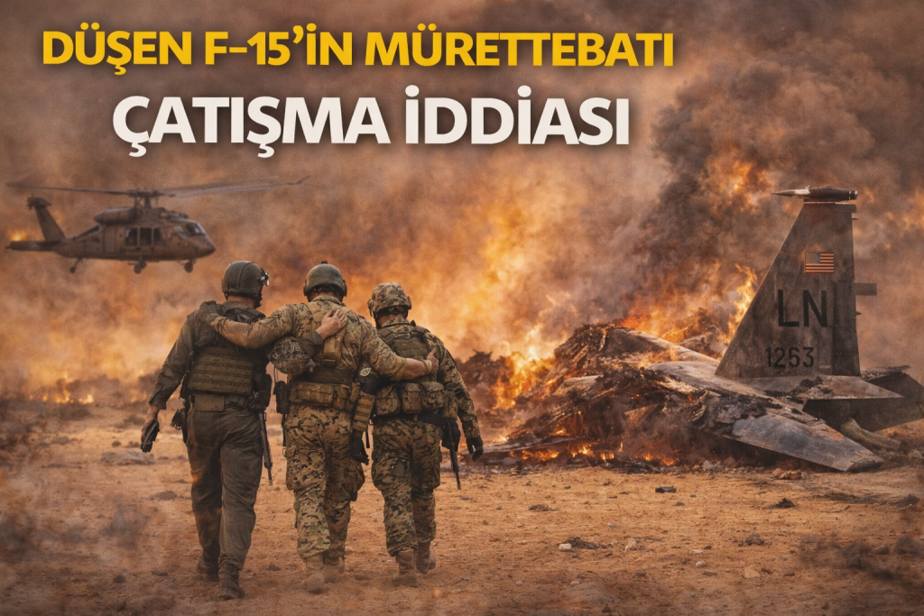DÜŞEN F-15’İN MÜRETTEBATI KURTARILDI! ÇATIŞMA İDDİASI
