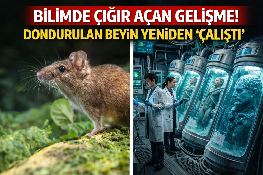 BİLİMDE ÇIĞIR AÇAN GELİŞME! DONDURULAN BEYİN YENİDEN “ÇALIŞTI”
