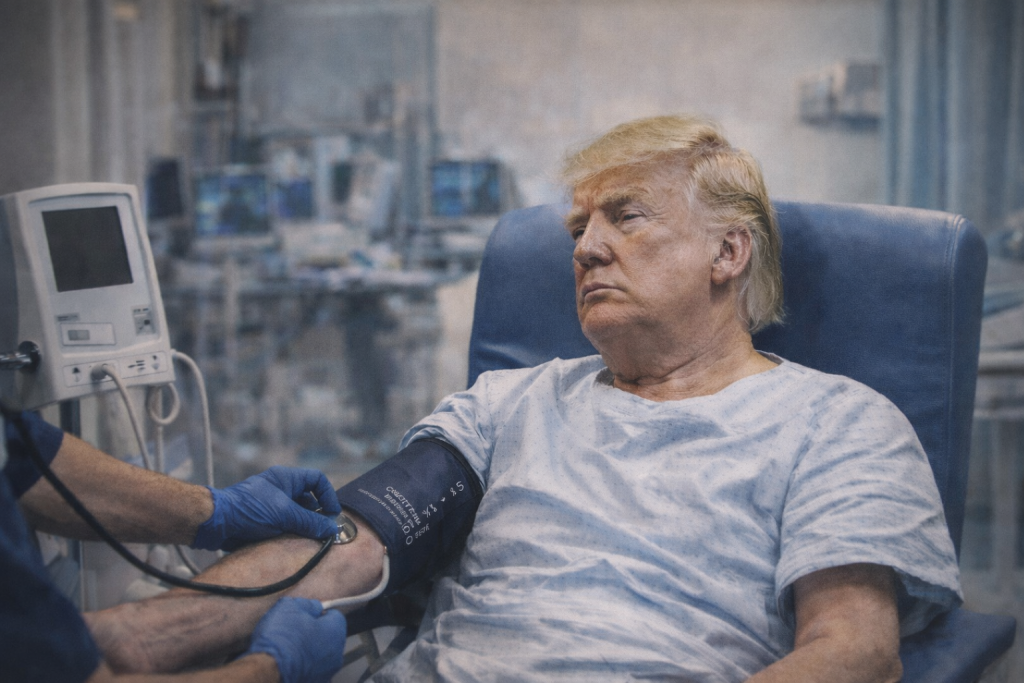 TRUMP HASTANEYE KALDIRILDI İDDİASI