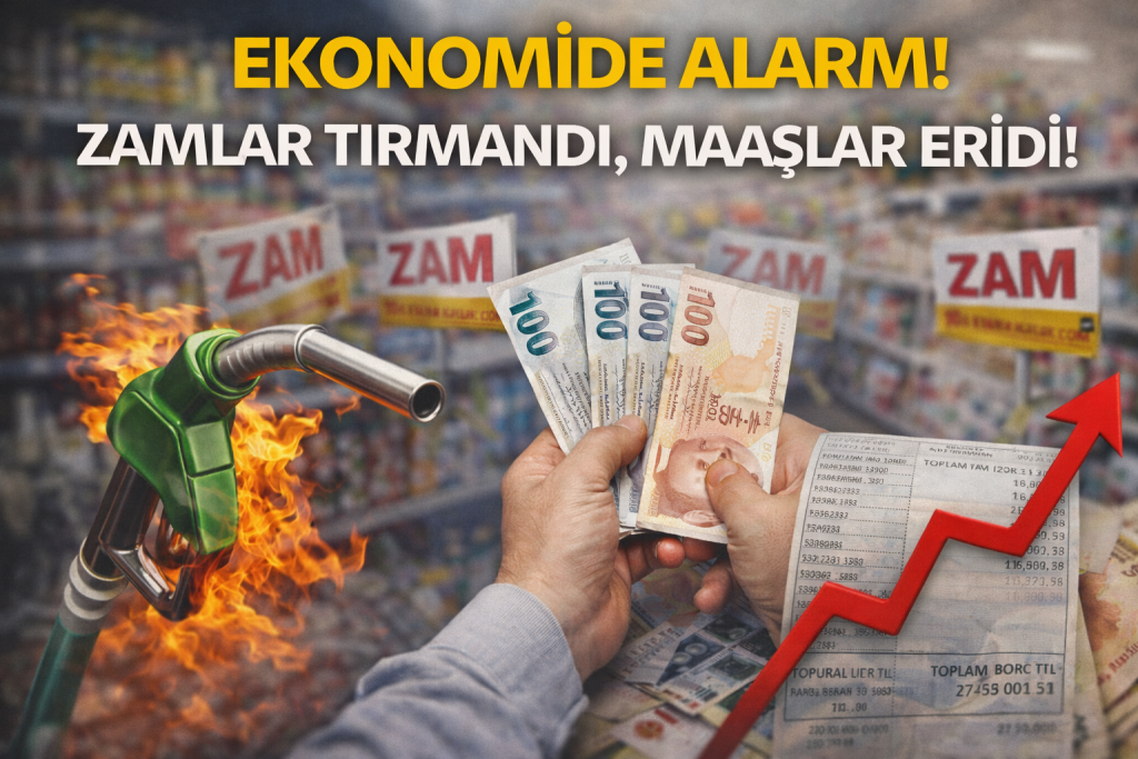 ZAM YAĞMURU DURMUYOR! MAAŞ ERİDİ, GEÇİM KRİZİ DERİNLEŞİYOR