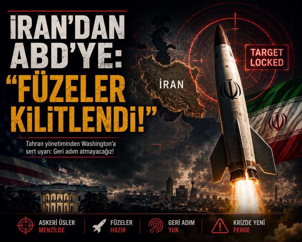 İran’dan ABD’ye Sert Mesaj: “Füzeler Hedefe Kilitlendi”