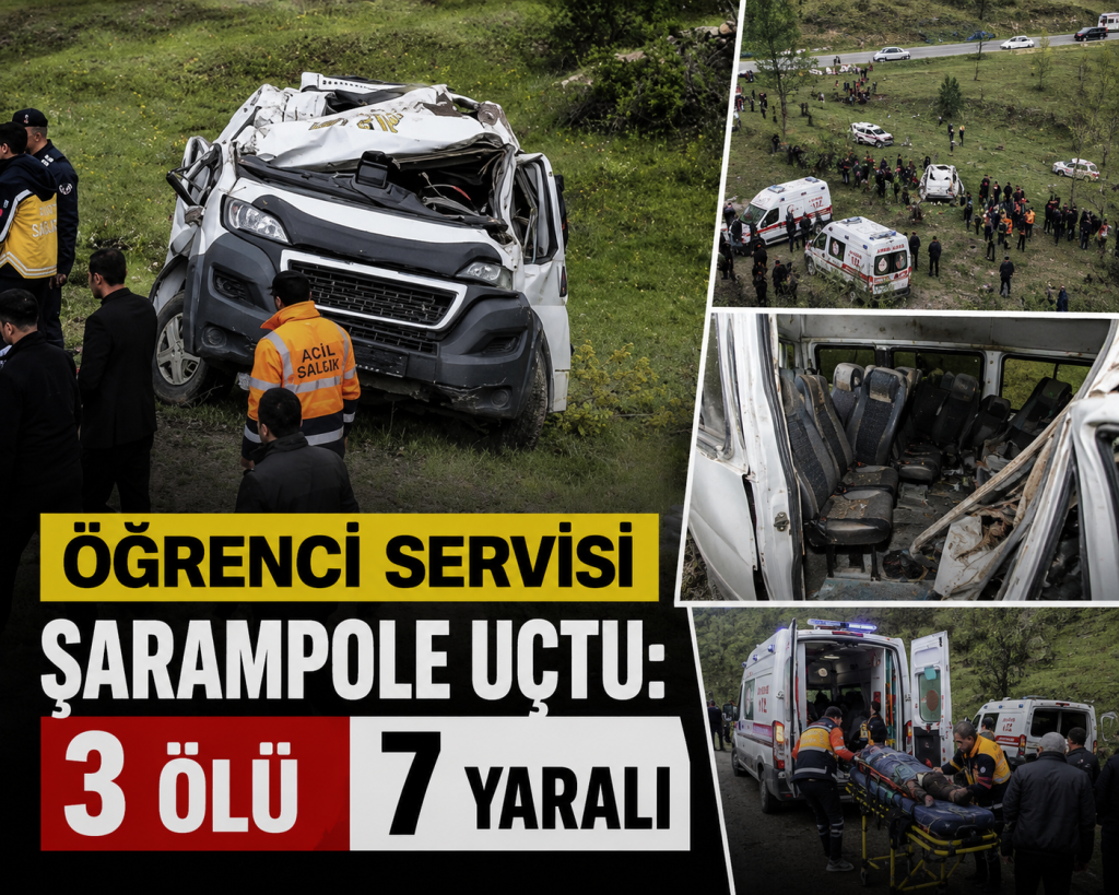 Yozgat’ta Feci Servis Kazası