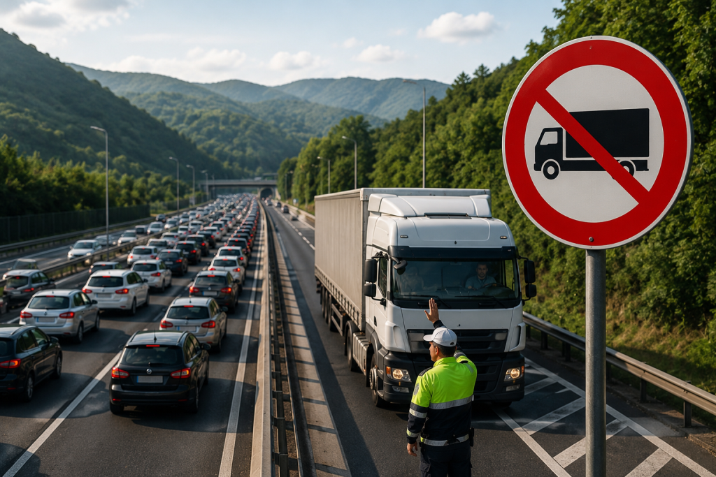 Bolu Geçişine Ağır Vasıta Kısıtlaması
