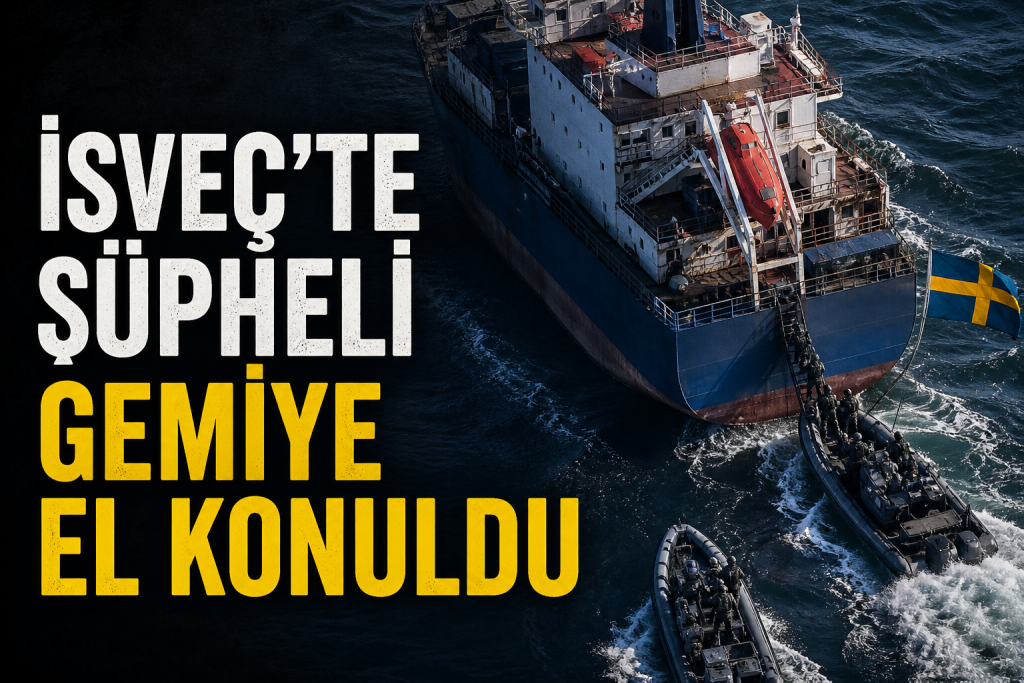 İsveç’te Şüpheli Gemiye El Konuldu