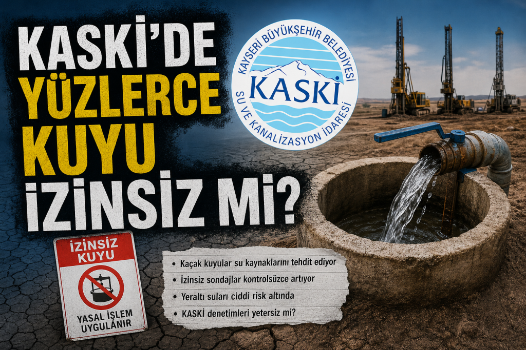 KASKİ’DE ŞOK İDDİA: YÜZLERCE KUYU İZİNSİZ Mİ KULLANILIYOR?