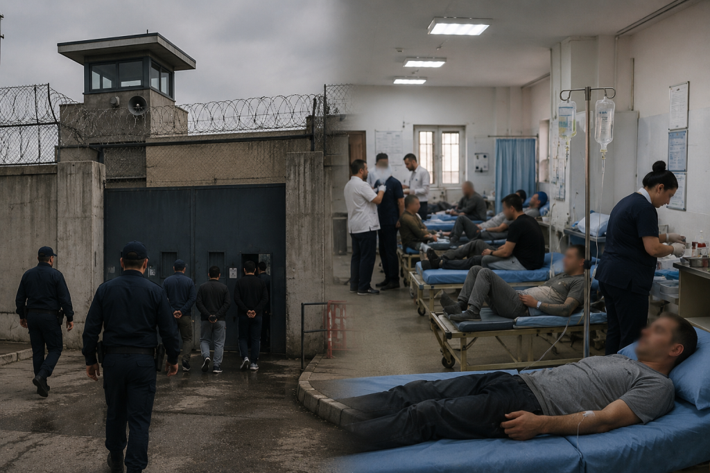 Zonguldak’ta Cezaevinde Sağlık Alarmı: 18 Hükümlü Tedavi Altına Alındı