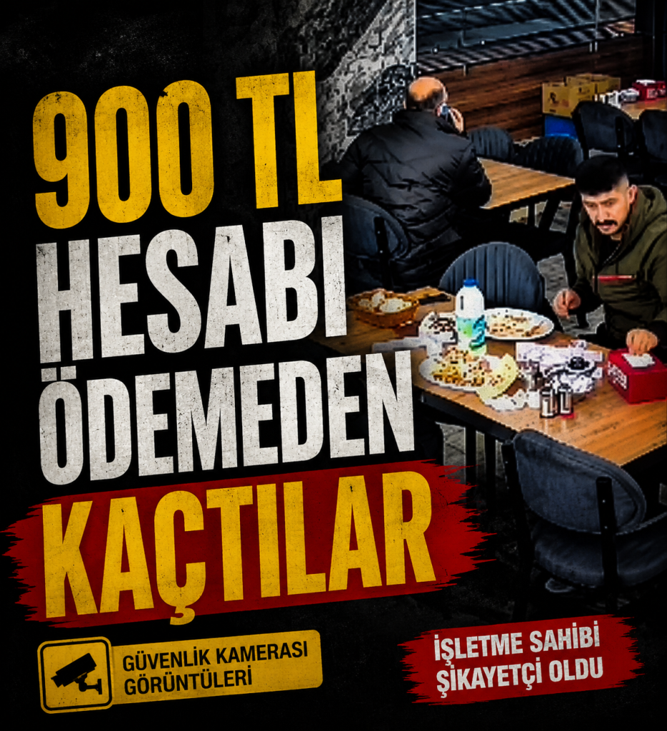 “KART ARABADA” DEDİLER, HESABI ÖDEMEDEN KAÇTILAR!