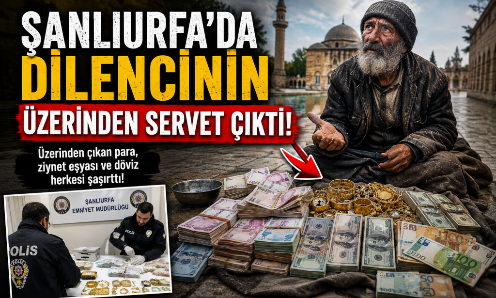 Dilencinin Üzerinden Deste Deste Para Çıktı