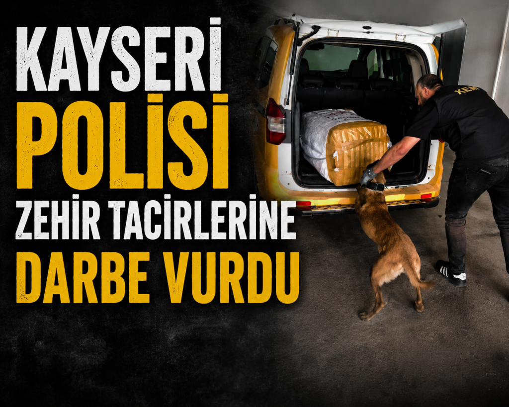 Kayseri’de Dev Narkotik Operasyonu: 9 Kilo Metamfetamin Ele Geçirildi