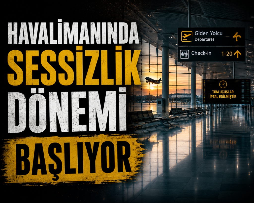 Sabiha Gökçen’de “Sessiz Havalimanı” Dönemi Başlıyor