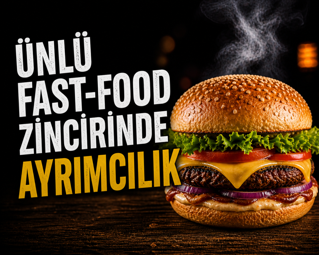 “SİZ FAKİRSİNİZ” SKANDALI: ÜNLÜ FAST-FOOD ZİNCİRİNDE AYRIMCILIK İDDİASI
