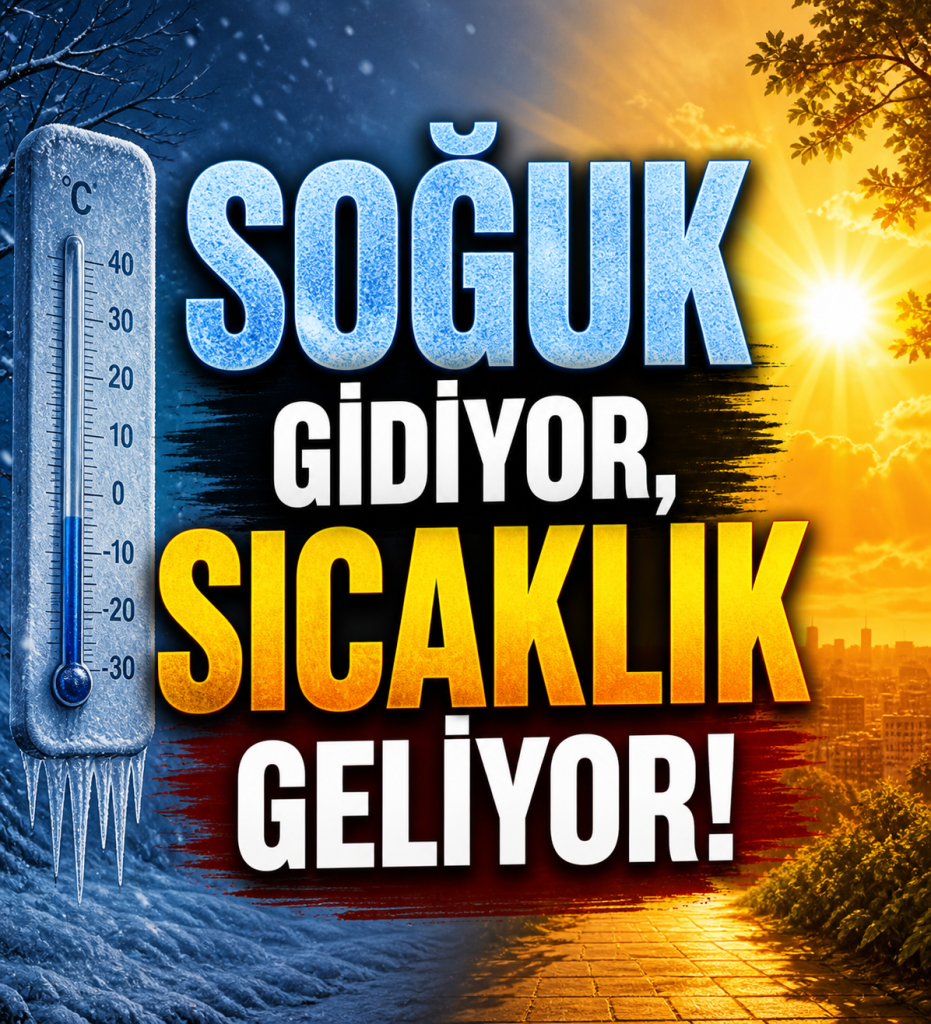 SOĞUK HAVA GİDİYOR: SICAKLIKLAR ÇARŞAMBADAN İTİBAREN YÜKSELİYOR