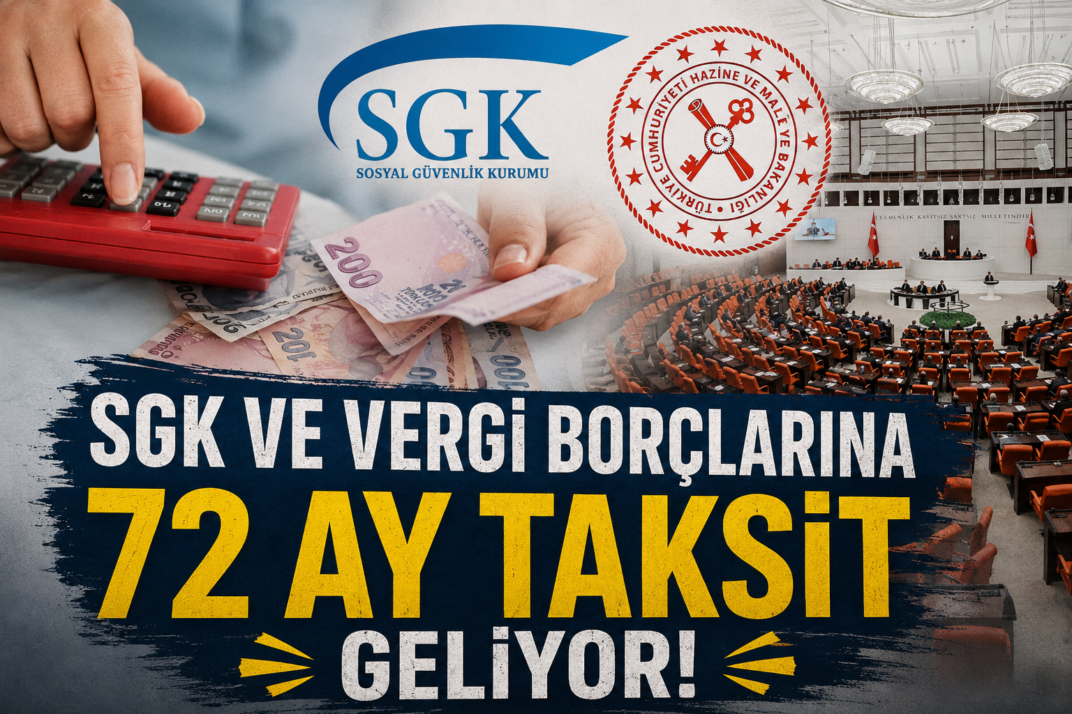 SGK VE VERGİ BORÇLARINA DEV DÜZENLEME!