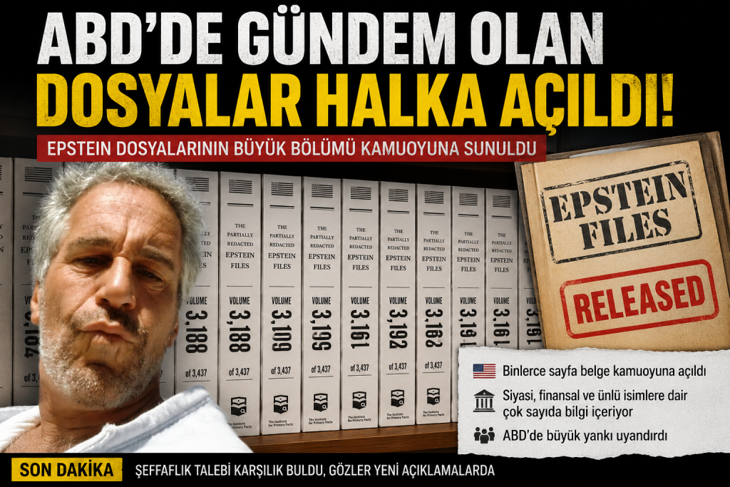 New York’ta Epstein Belgeleri Sergilenmeye Başlandı