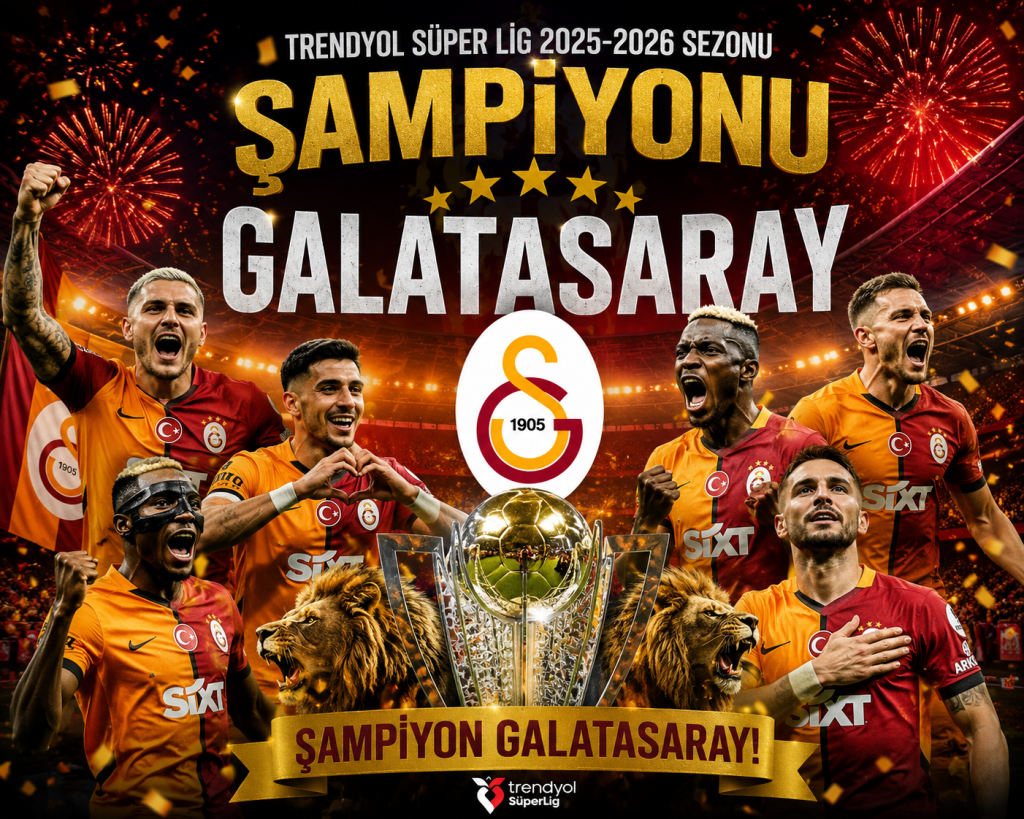 Galatasaray Şampiyonluğunu Antalyaspor Galibiyetiyle İlan Etti