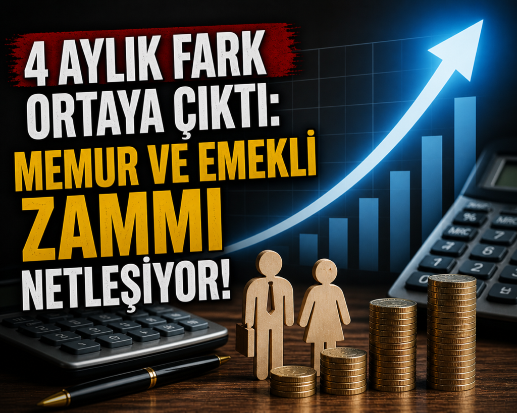 MEMUR VE EMEKLİ ZAM HESABINA KİLİTLENDİ