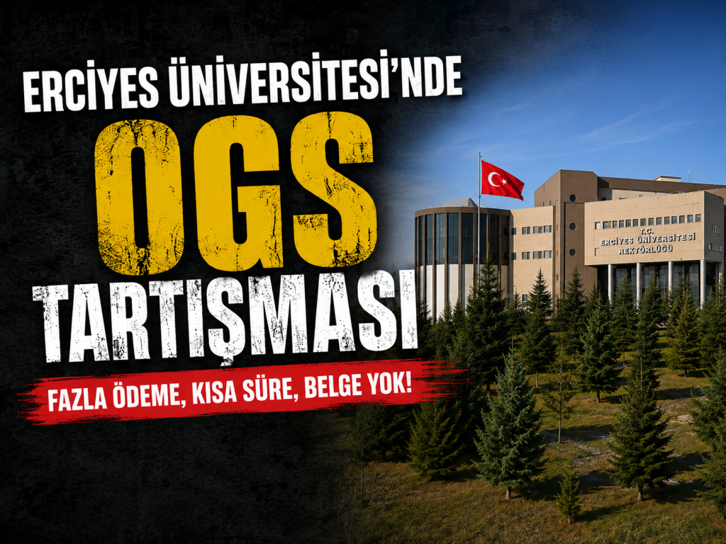 Erciyes Üniversitesinde OGS Tahsilatında “Fazla Ödeme Aldılar, OGS’yi Erken Kapattılar” iddiası