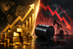 Piyasaları Sarsan Gece! Altın Yükseldi, Petrol Sert Düştü