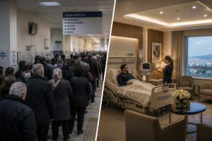 Sağlıkta İki Türkiye: Bir Yanda Kuyruklar, Diğer Yanda VIP Katlar
