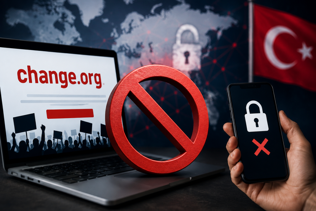Change.org’a Erişim Engeli! Milyonların Kullandığı Platforma Türkiye’de Erişim Kararı