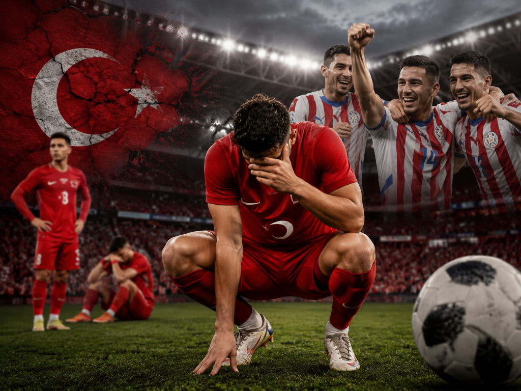 Türkiye, Paraguay’a 1-0 Yenilerek Turnuvaya Veda Etti