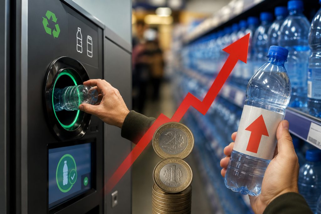 DOA Uygulaması Başladı, Su Fiyatlarına Zam Geldi! Marketlerde 2 TL’lik Artış Dikkat Çekti