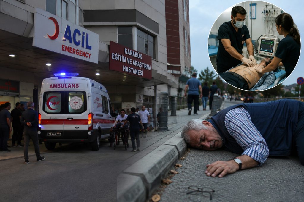 Kontrol İçin Gittiği Hastanenin Kapısında Yaşamını Yitirdi