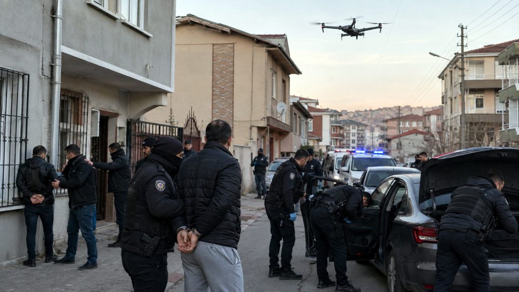 AKSUNGUR İHA havadan takip etti: Kayseri’de 5 şüpheli tutuklandı