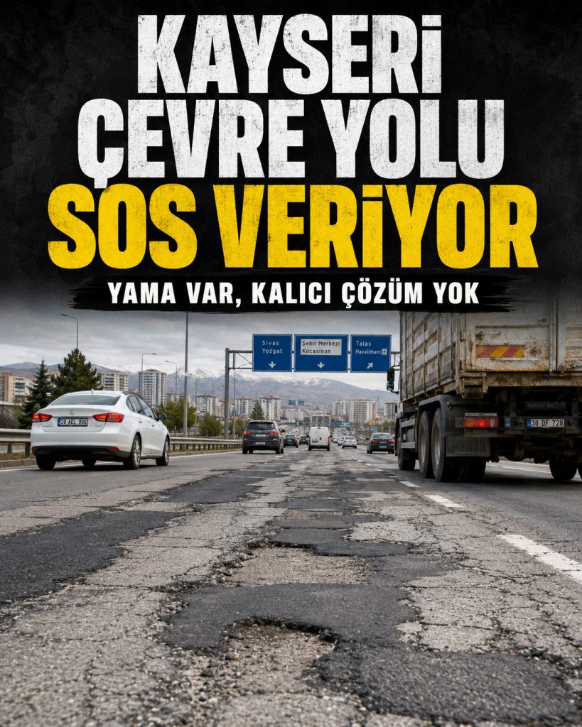 KAYSERİ ÇEVRE YOLU SOS VERİYOR