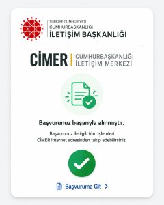 CİMER’i CİMER’e mi Şikâyet Edelim? Vatandaş Şikâyet Ediyor, Cevabı Yine Şikâyet Ettiği Kurumdan Geliyor