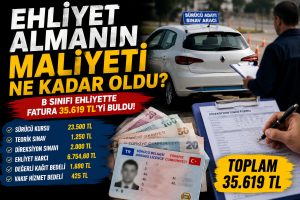 Ehliyet almak artık cep yakıyor: B sınıfında fatura 35 bin 619 TL’ye çıktı