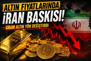 Altın fiyatlarında İran baskısı: Gram altın yön değiştirdi