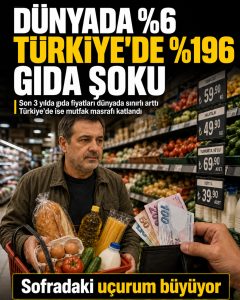 Dünyada Gıda Yüzde 6 Arttı, Türkiye’de Yüzde 196: Sofradaki Uçurum Nasıl Bu Kadar Açıldı?