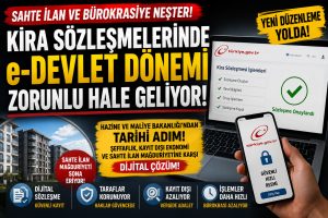 Kira sözleşmelerinde yeni dönem: e-Devlet zorunluluğu geliyor