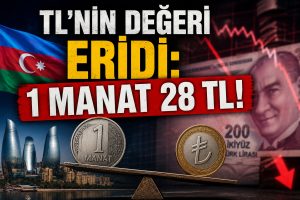TL’NİN DEĞER KAYBI DURMUYOR: 1 MANAT 28 TL!