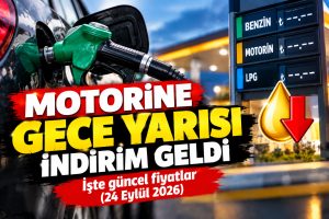 Motorine gece yarısı indirim geldi! İşte 24 Eylül güncel akaryakıt fiyatları
