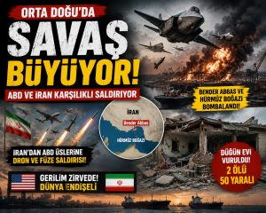 Orta Doğu’da ateş büyüyor: Hürmüz’de karşılıklı saldırılar, düğün evine bomba
