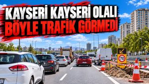 Kayseri Kayseri Olalı Böyle Trafik Görmedi