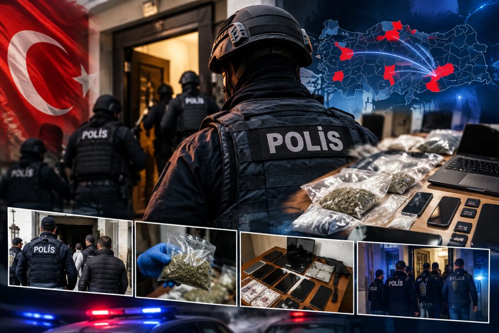 Türkiye genelinde “Ailem Güvende” operasyonunda 162 şüpheliye adli işlem