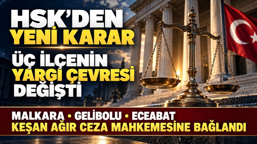 HSK’den üç ilçe için yeni karar: Ağır ceza yargı çevreleri değişti