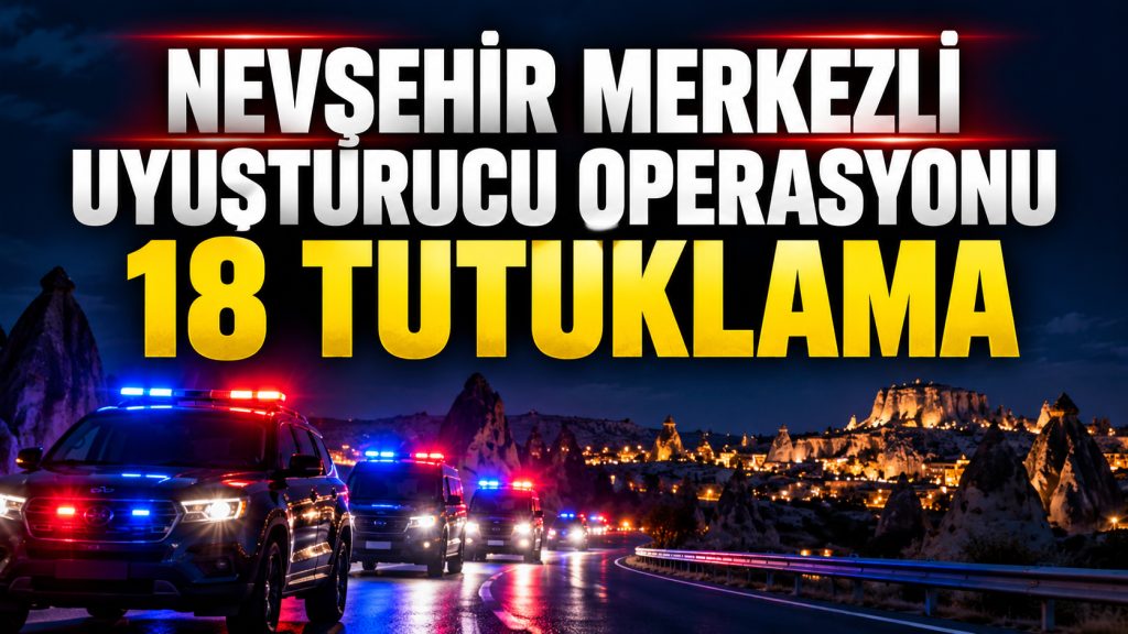 Nevşehir Merkezli Uyuşturucu Operasyonunda 18 Tutuklama