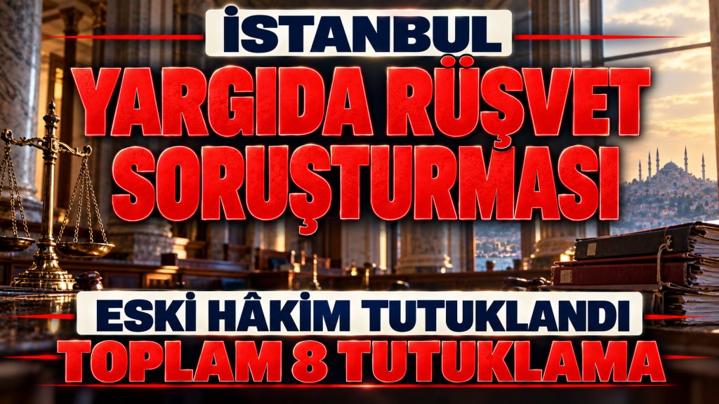 İstanbul’da Yargıda Rüşvet Soruşturması: Eski Hâkim Tutuklandı