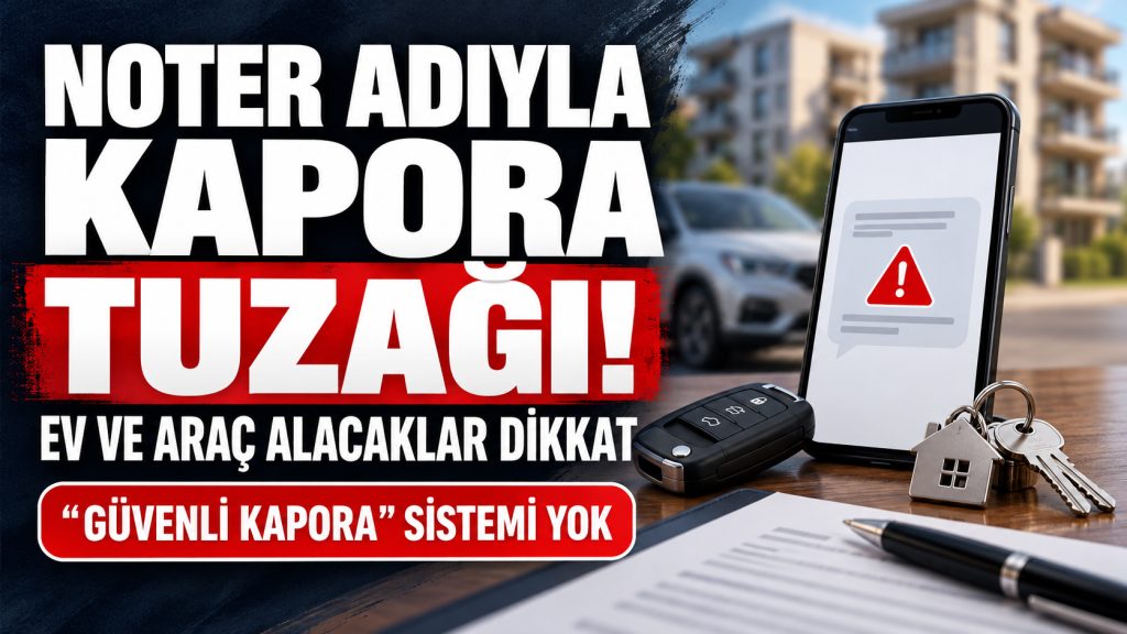 Noter Adıyla Kapora Tuzağı!