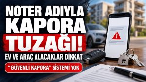 Noter Adıyla Kapora Tuzağı!