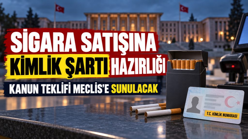 Sigara Satışına T.C. Kimlik Numarası Şartı Hazırlığı: Teklif Meclis’e Gelecek