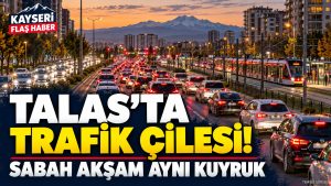 Talas’ta Trafik Çilesi!